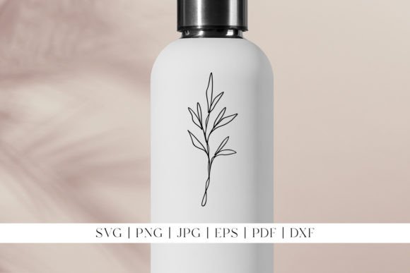 Botanical Line Art Leaves Plant Art: A Minimalist Embroidery Design Review