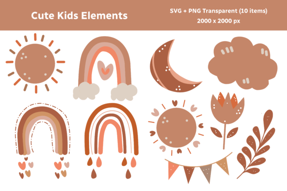 Cute Kids Elements Review