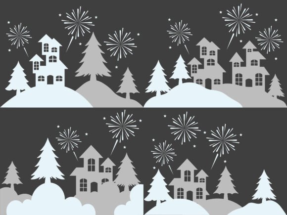 Happy New Year Background Illustration