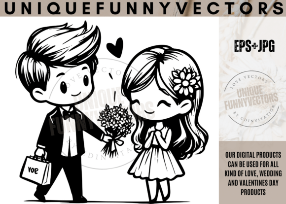 Love and Marriage Stick Figures SVG 140: A Delightful Design for Heartfelt Projects