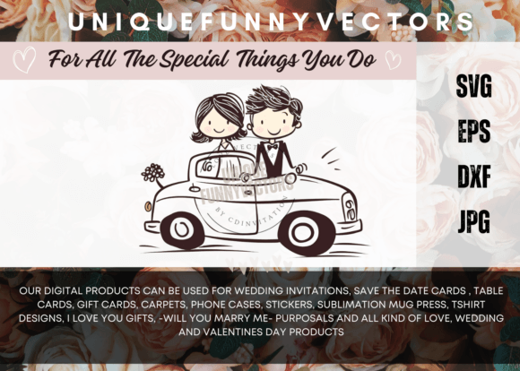 Love and Marriage Stick Figures SVG 3031