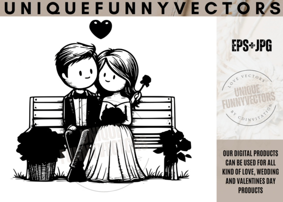 Love and Marriage Stick Figures SVG 47